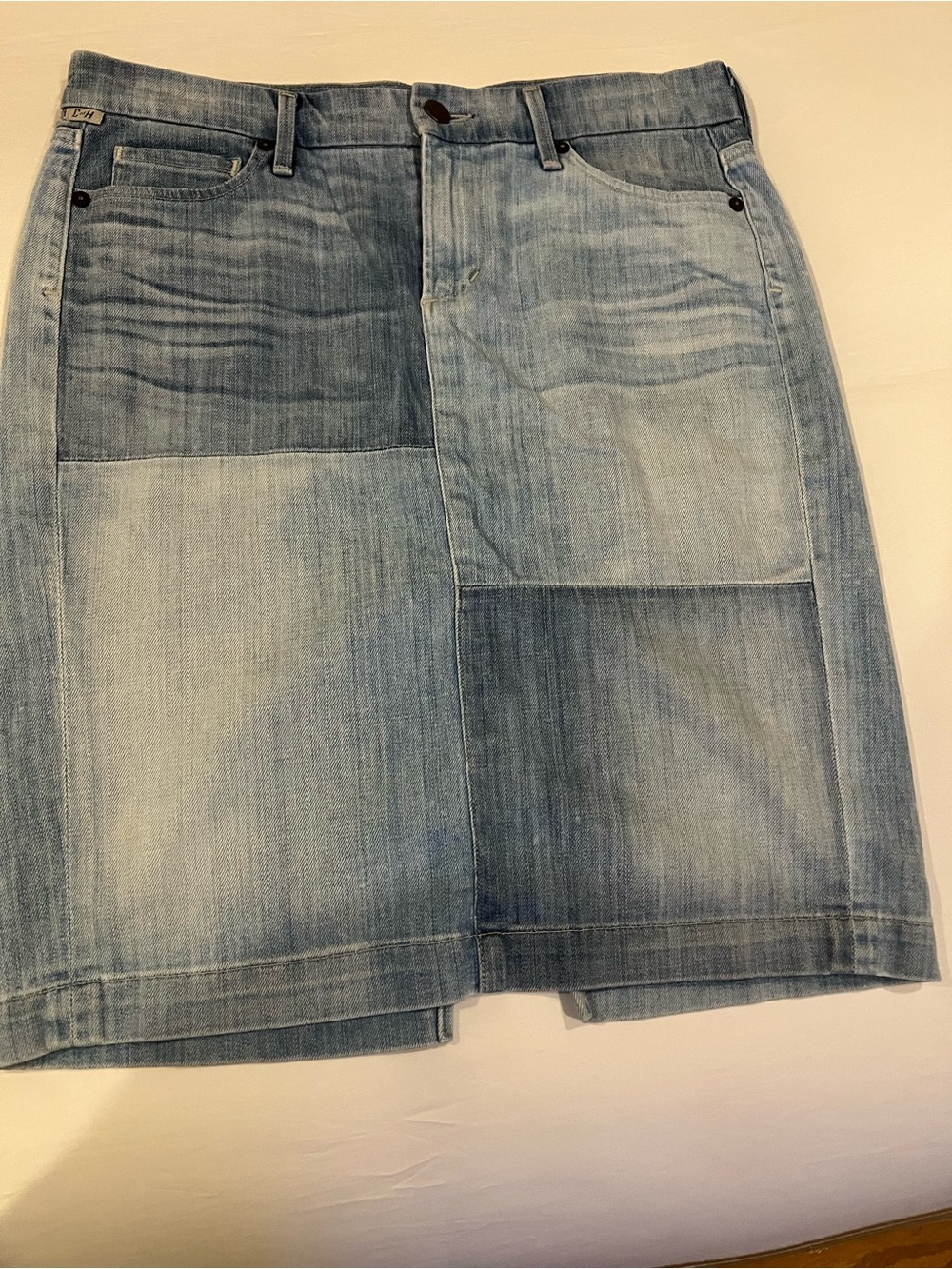 Citizens of Humanity Women’s Denim Patchwork Skirt
